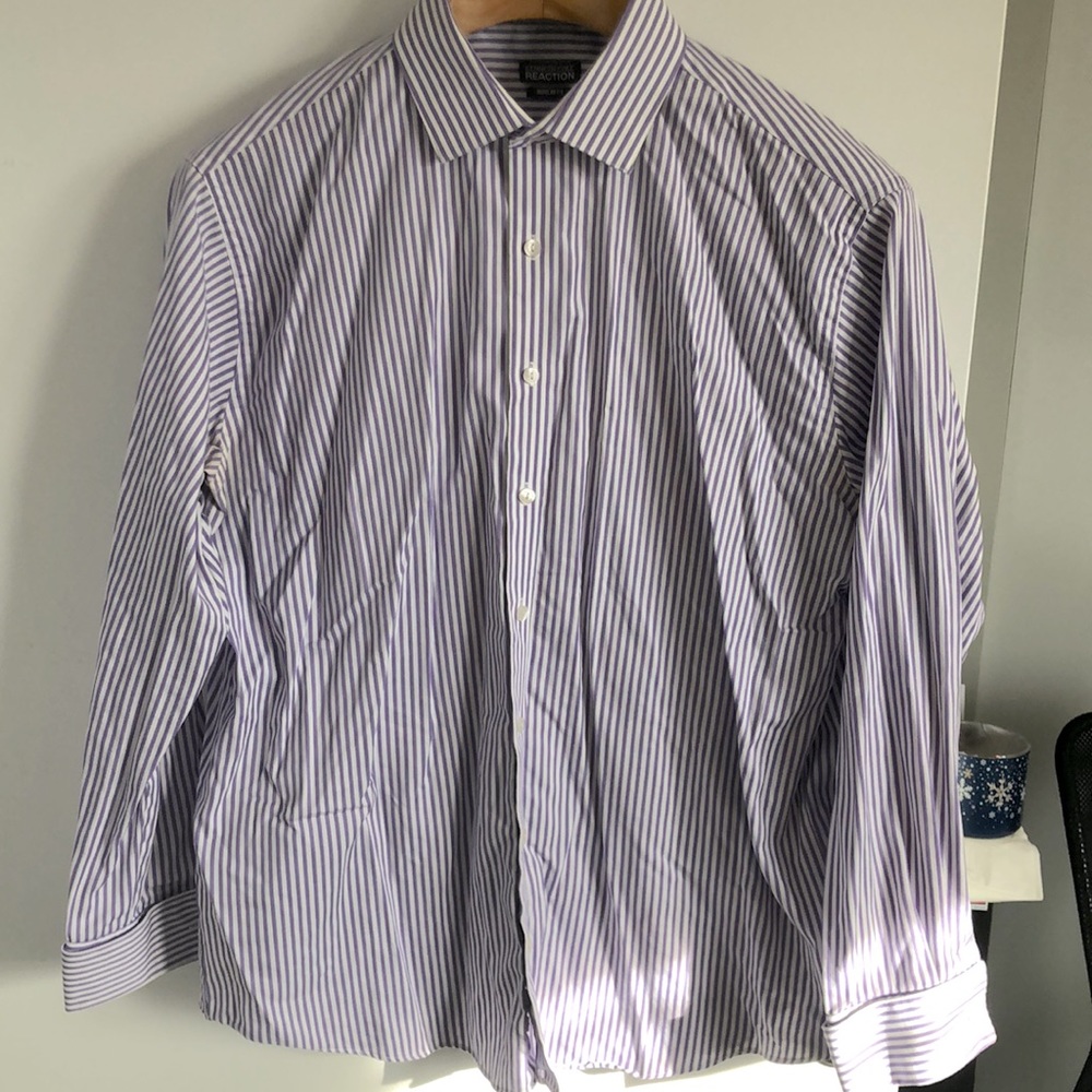 Kenneth Cole Reaction Dress Shirt 17.5 34/35